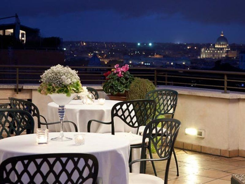 Rome Marriott Grand Hotel Flora Restaurang bild