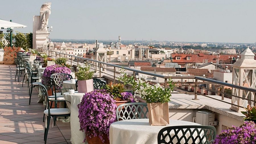 Rome Marriott Grand Hotel Flora Exteriör bild